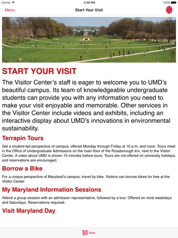 Visit UMD screenshot 3