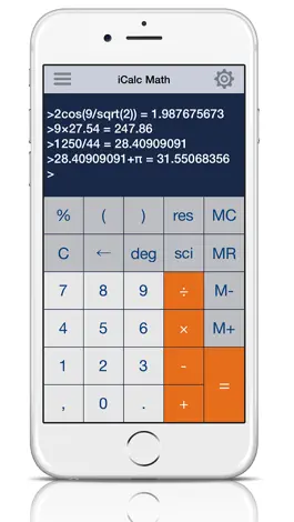 Game screenshot iCalc Math apk