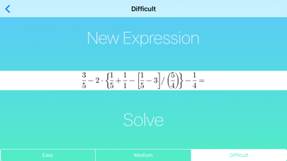 Screenshot #10 for Mathematical Expressions - Generator and Solver