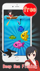 Gone Deep Sea Shark Attack Fishing Games for Kids screenshot