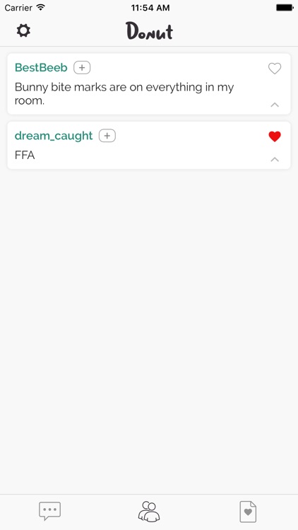 Donut - Social Status Messages