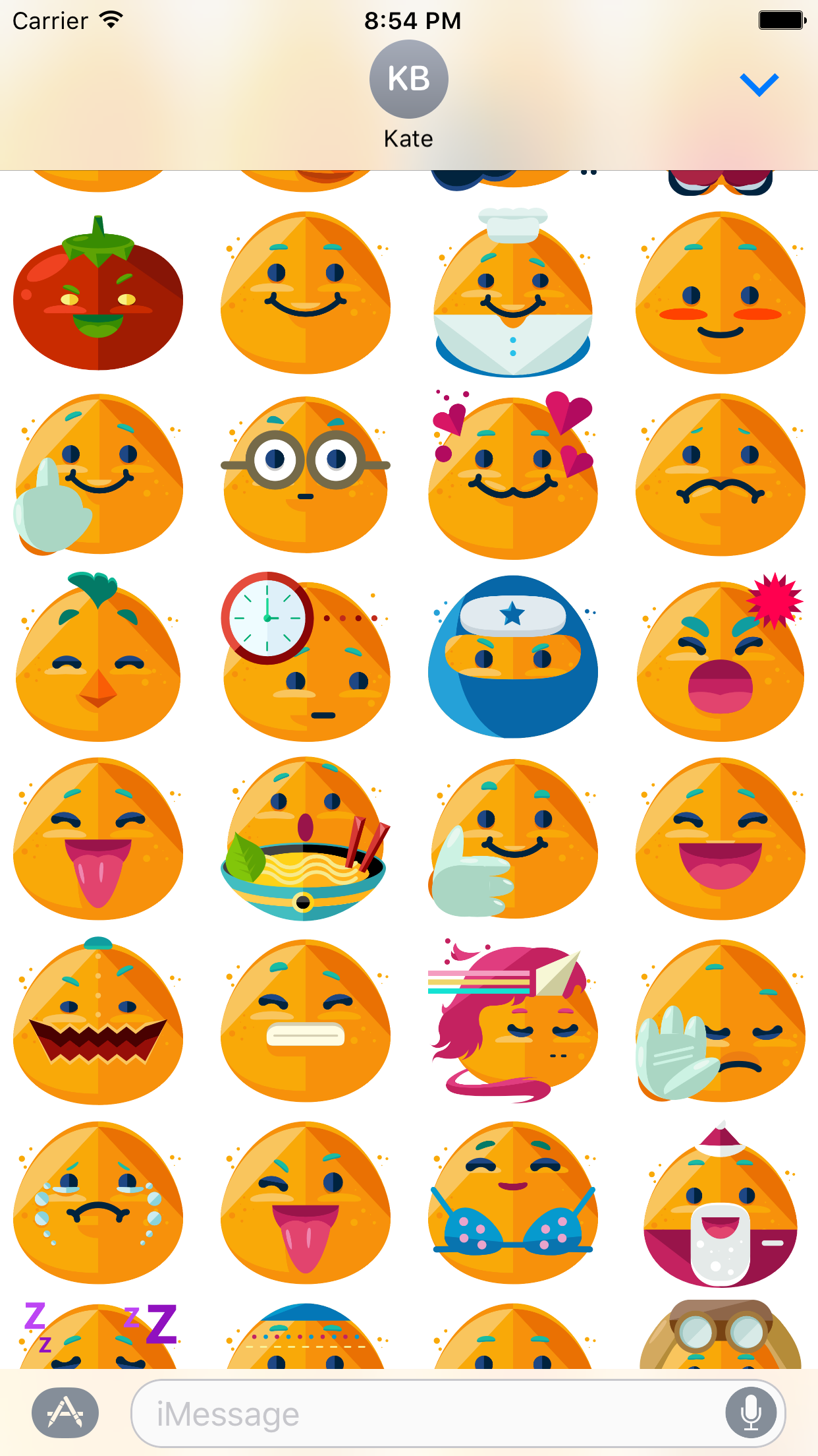 Potato Boy Emoji Stickers for Messages