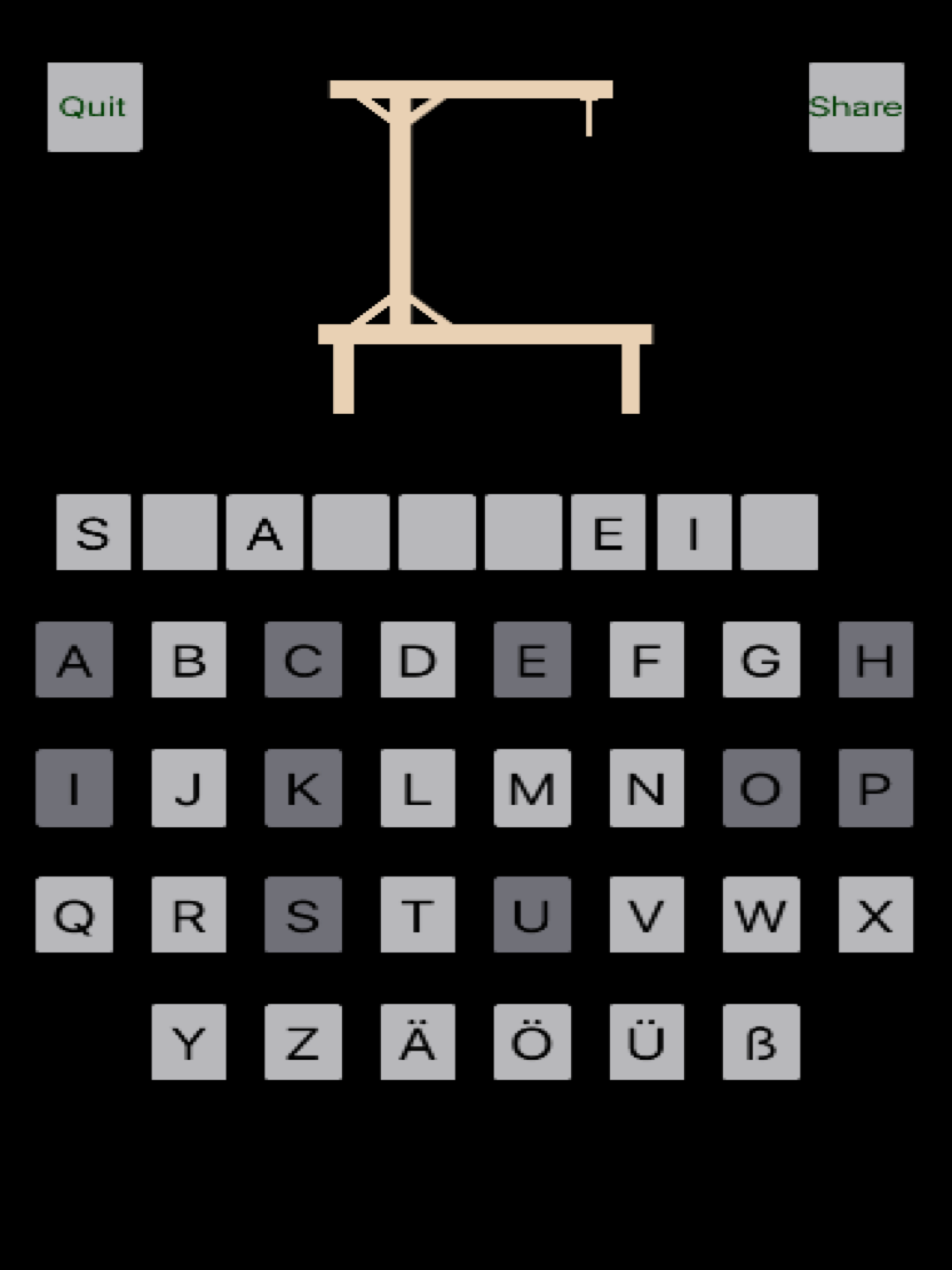 Simple German Hangman
