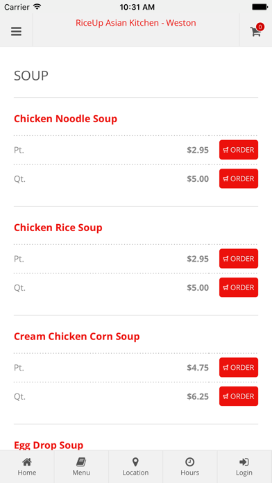 How to cancel & delete RiceUp Asian Kitchen - Weston from iphone & ipad 3