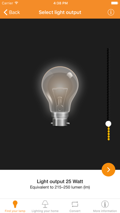 Screenshot #2 pour Light Bulb Saver