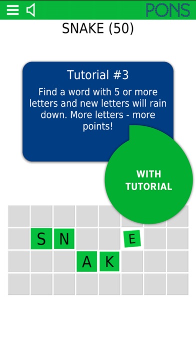 PONS SpellFlash – the language game for English, Spanish, French, Italian and German Screenshot
