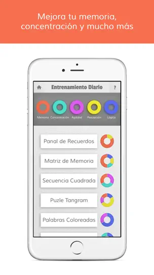 Captura de pantalla de Mensa Brain Training en iPhone 2