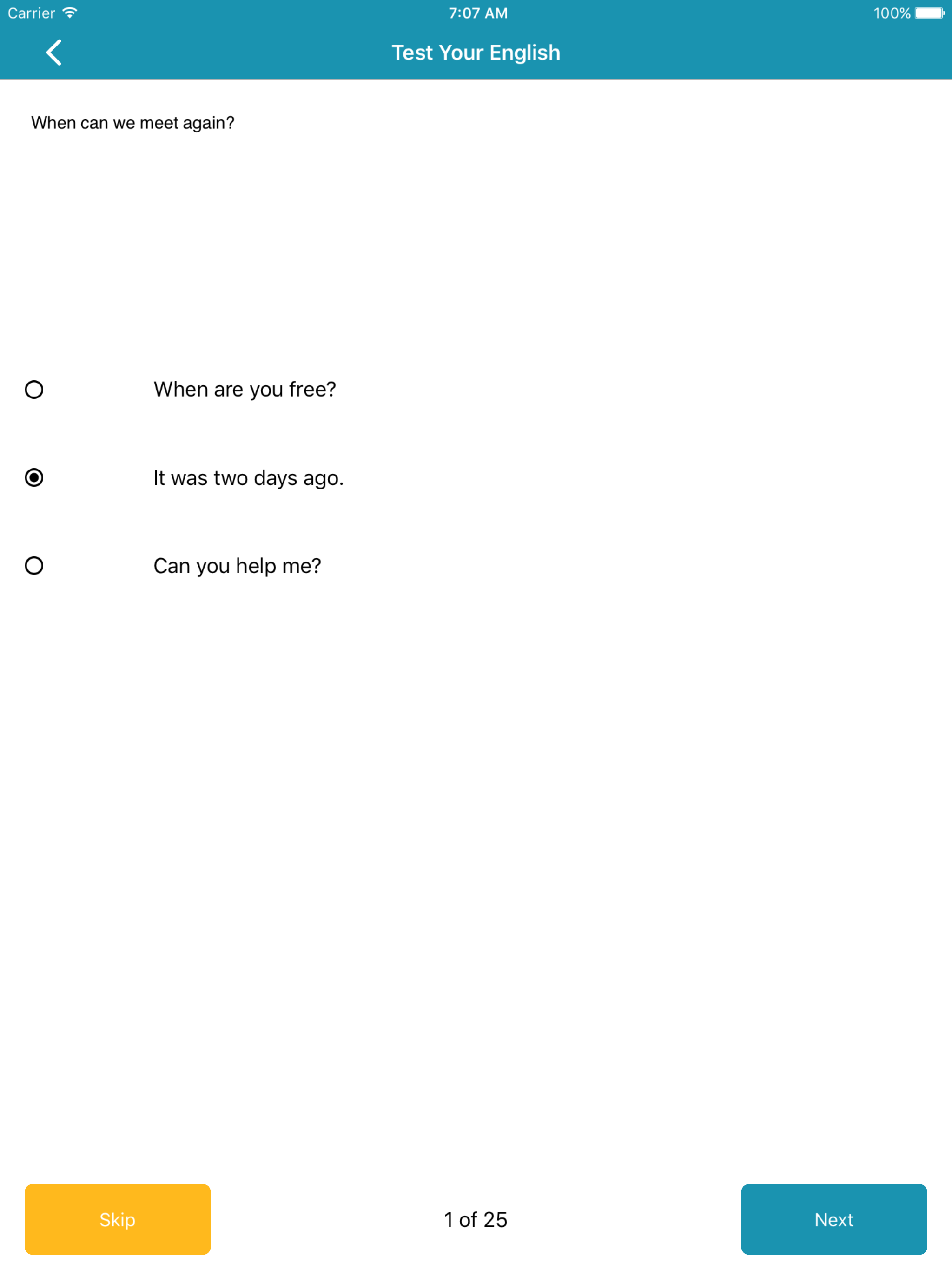 Test Your English.