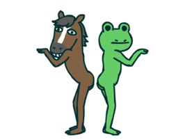 Say hello to the Crazy Froggy & Horsey