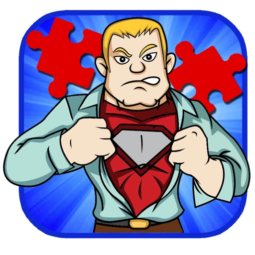 Crazy Super Hero Mutant Jigsaw Puzzle Game Kids Icon