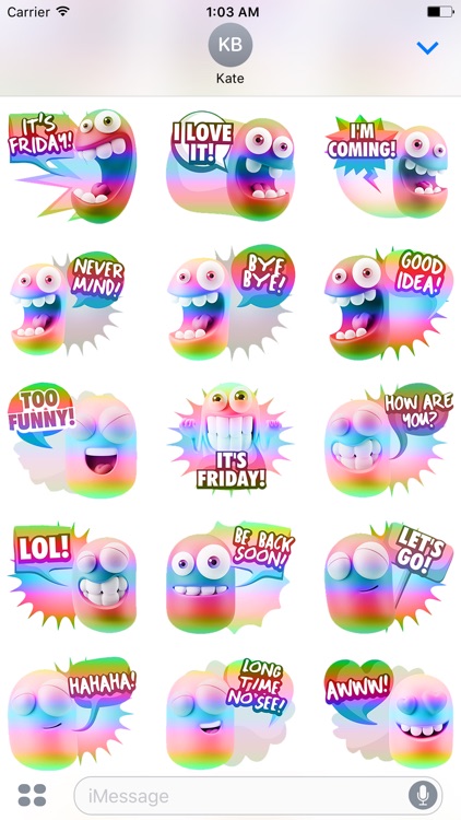 3D Spectrum Smileys screenshot-3