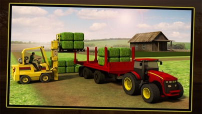Silage Transporter Tractor Farmig Simulation iPhone screenshot
