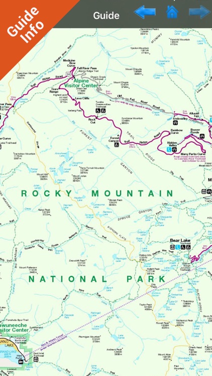 Rocky Mountain National Park - GPS Map Navigator screenshot-3