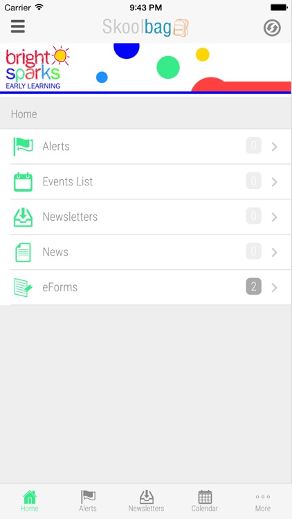 Bright Sparks Early Learning - Skoolbag