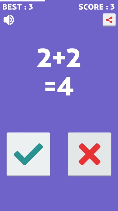 Screenshot #1 pour Extreme Maths Trivia Quiz
