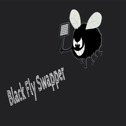 Black flys Swapper Icon