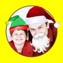 Funny Face - New Year, Christmas Photo Stickers app icon