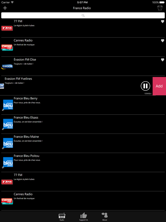 French Radio - FR Radio iPad screenshot 4 - Entertainment app