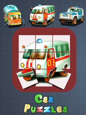 Educational puzzles for kids Cars Liteのおすすめ画像1
