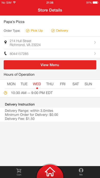 Screenshot #2 pour Papa's Pizza RVA