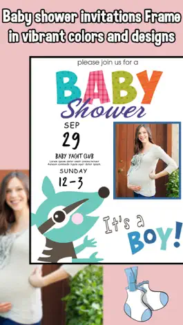 Game screenshot Baby Shower Invitations & Frames apk