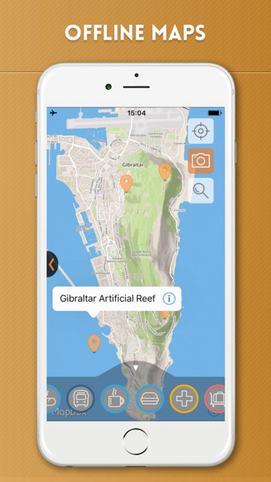 Gibraltar Travel Guide and Offline Map Screenshot