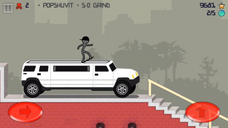 Stickman Skater Free screenshot-4