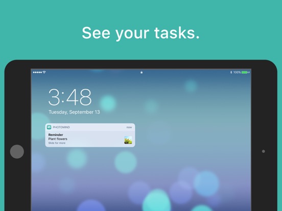 PhotoMind - Simple. Photo. Reminders. iPad app afbeelding 2