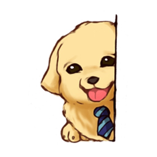 Dog Job Sticker Icon