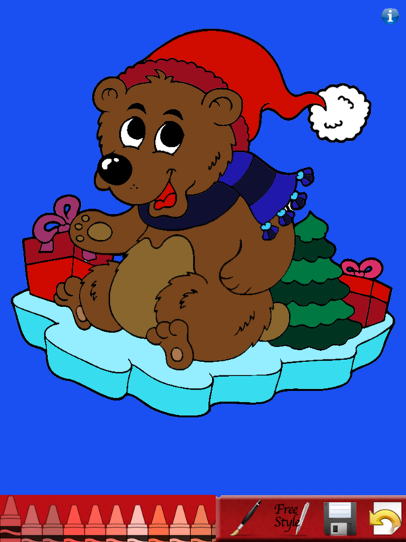 Christmas Coloring Book! iPad screenshot