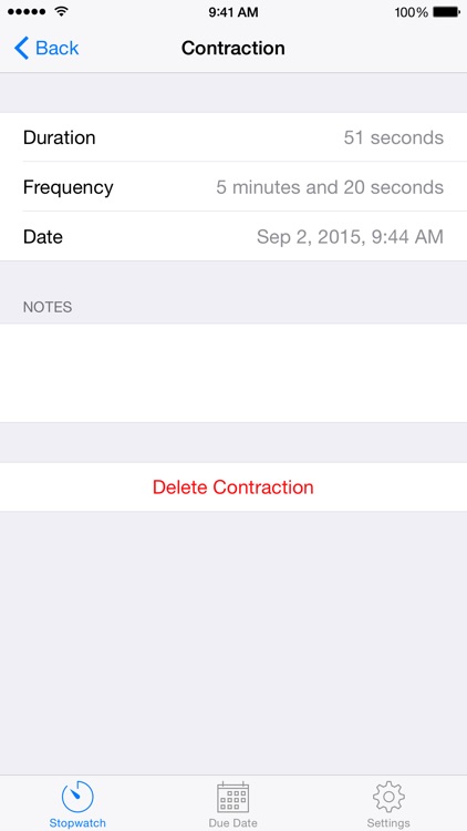 Labor Mate - contraction timer