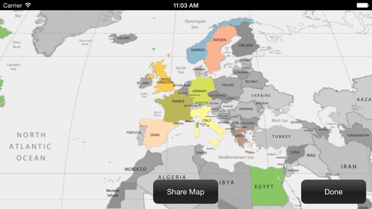 Countries Visited Map screenshot-4
