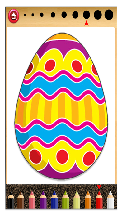 Screenshot #1 pour Pâques Coloring Book Œufs enfants