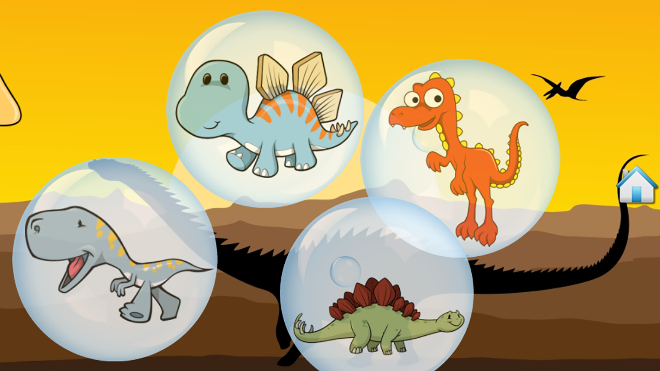 Dino Bubbles for Toddlers : discover the Dinosaurs ! FREE App screenshot 4