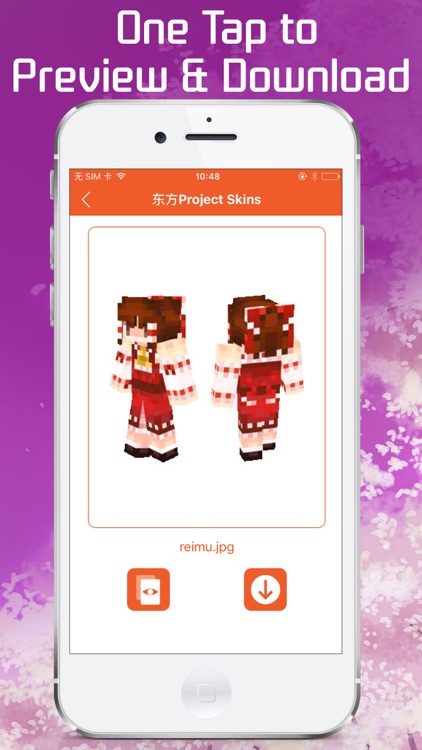 Touhou Project Skins Free for Minecraft