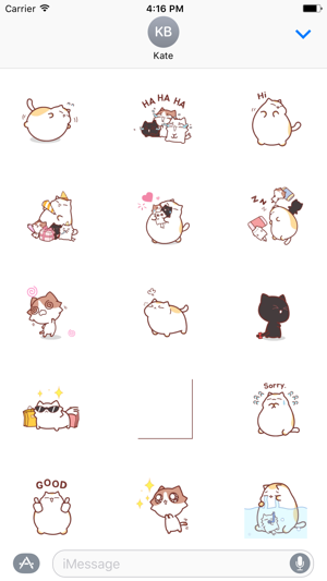 Animated Fluffy Cat Sticker(圖3)-速報App