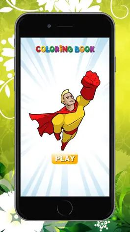 Game screenshot Superhero Coloring Book HD: Paint Heroes for Kids mod apk