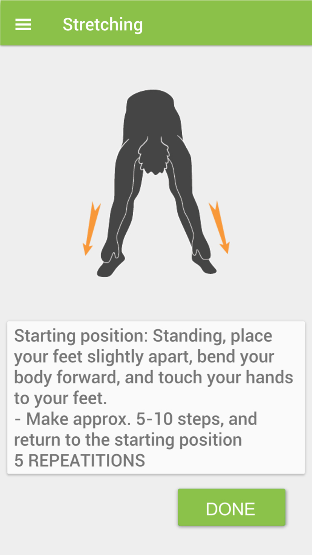 Stretch up workout screenshot 3