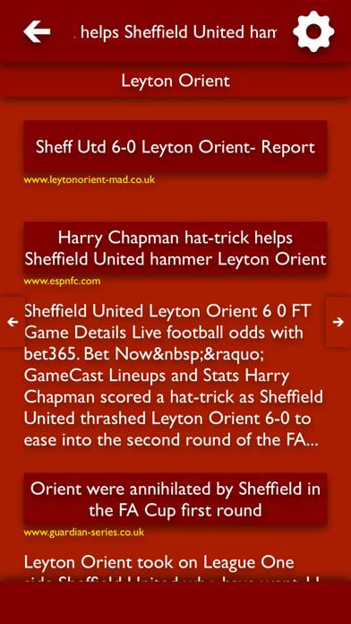 Screenshot #3 pour All The News - Leyton Orient Edition