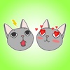 Love Cats Stickers