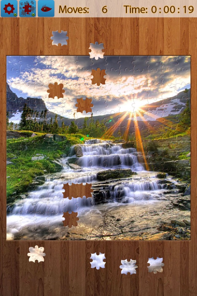 Waterfall Jigsaw Puzzle screenshot 2