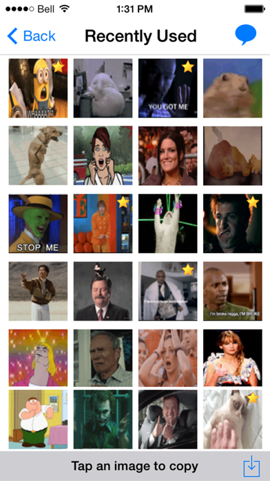 Screenshot #1 pour SMS Gif