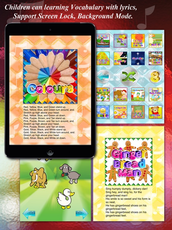 Screenshot #5 pour Kids Song -Over 160 English Kids Song With Lyrics