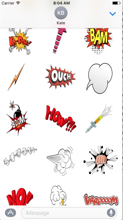 Comic Stickers HD screenshot-3