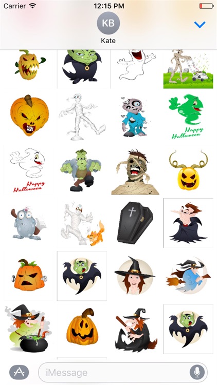 Halloween Stickers Scary Edition