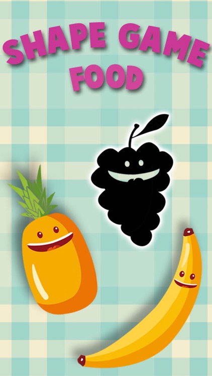 Food Shape Game Puzzle for young kids and toddlers