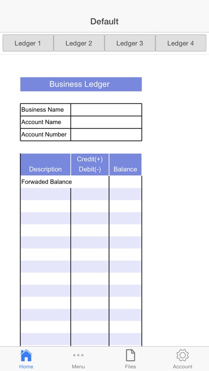 Pocket Ledger
