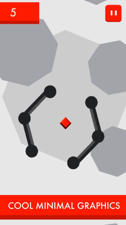 Endless Rotate Circle Trap Six Hexagon Game