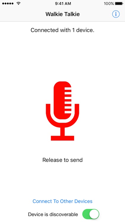 Walkie Talkie - Peer-To-Peer, No Internet Required