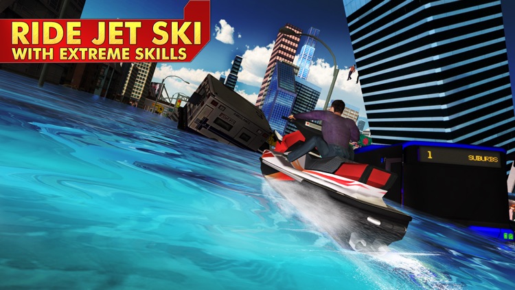 Jet Ski Rescue Simulator & Speed boat ride game